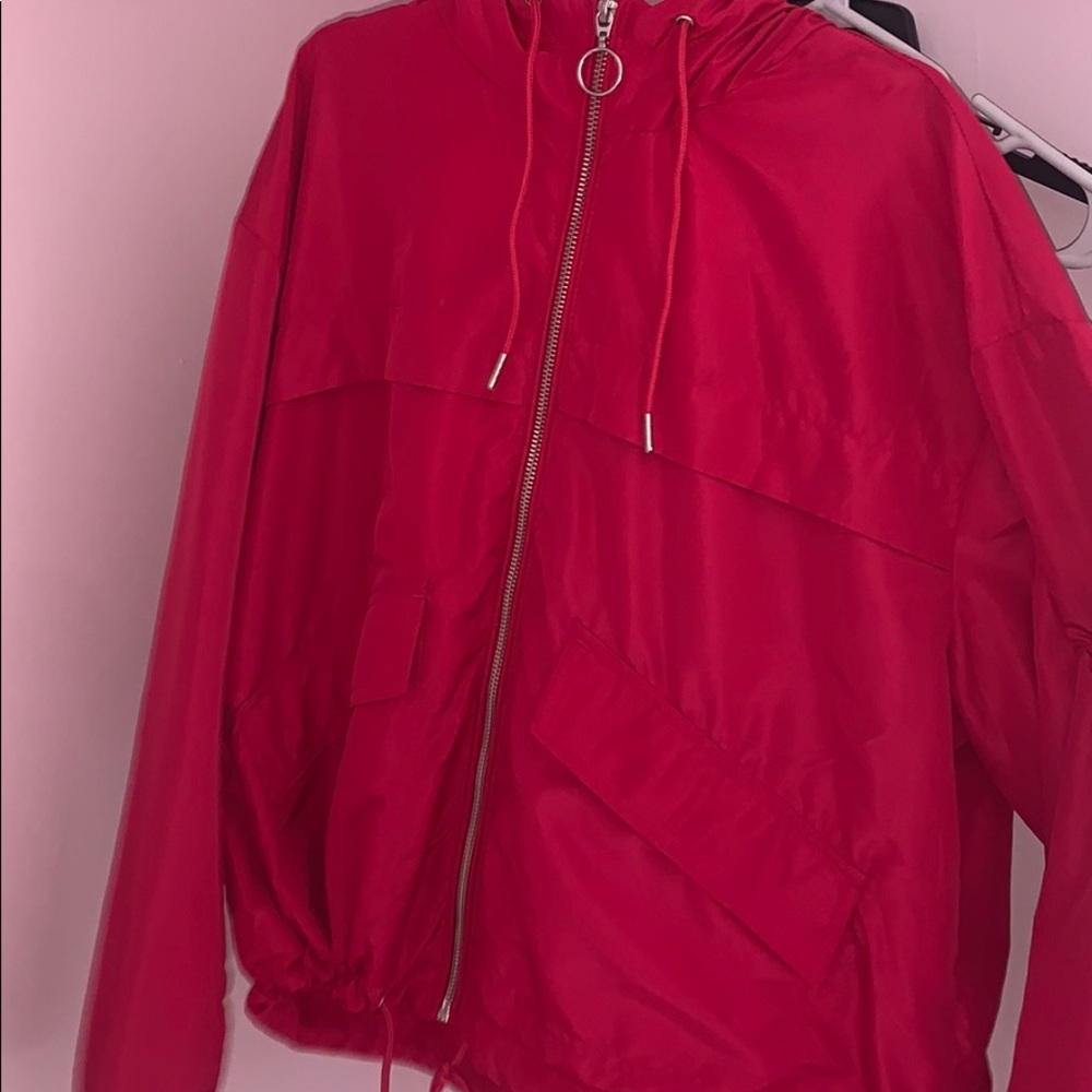 Hot pink jacket